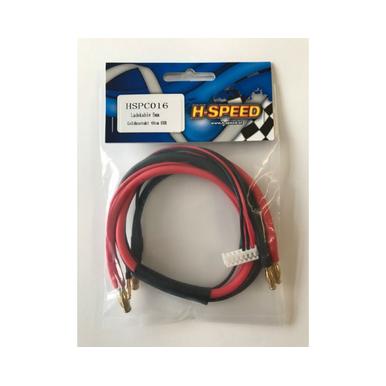 H-​SPEED HSPC016 LADEKABEL 4-5MM GOLDKONTAKT 40CM MIT EHR 2,5MM² 4MM --> 5MM |  | Artikelnummer: HSPC016