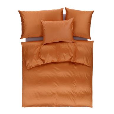 Satin Uni Bettwäsche karamel | 40x70cm | Artikelnummer: 84.0112            