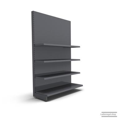 Ihr individuelles Wandregal | H 210 cm | B 125 cm | T 47 cm | 3 FB T 37 cm | RAL 7015 | Artikelnummer: AF-125-210-47-3-37-S