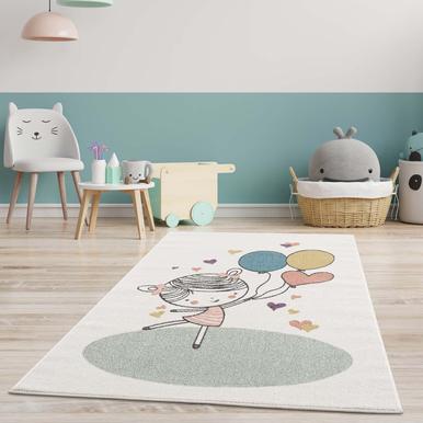 Anime Teppich 120 x 120 cm |  | Artikelnummer: anime-9393-cream-120x120