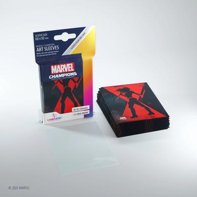 Marvel Champions Sleeves - Black Widow | GAMEGEN!C | Artikelnummer: 4251715410561