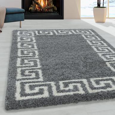 Hera Hochflorteppich 200 x 200 cm grau |  | Artikelnummer: HERA2002003301GREY