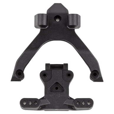 Team Associated RC10B7 FT Top Plate and Ballstud Mount, carbon | z.b. für RC10B7 | Artikelnummer: AE92404