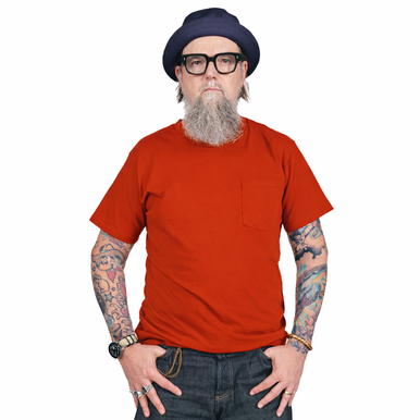 Pocket Tee | Made in USA | International Orange | Artikelnummer: 3855-4488-6448
