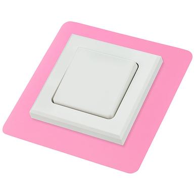 Aufkleber ROSA | Schutz/Dekor Folie Rosa- Aufkleber Für Licht Schalter und Steckdosen (rosa) | Artikelnummer: DAR015