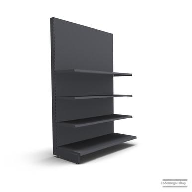 Ihr individuelles Wandregal | H 210 cm | B 125 cm | T 57 cm | 3 FB T 47 cm | RAL 7015 | Artikelnummer: AF-125-210-57-3-47-S