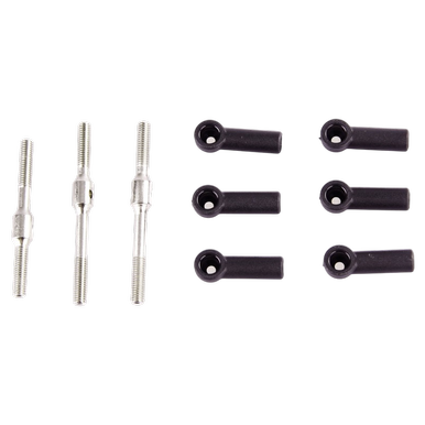 LC Racing Spurstangen mit Kugelkopf Set | Ersatzteil verwendet für EMB-1, EMB-SC, EMB-MT, EMB-DT, EMB-TG, LC12B1 | Artikelnummer: LC-L6019