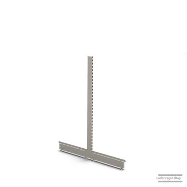 Endständer für Ihre Gondelregalreihe | H 160 cm | T 2x 57 cm | RAL 9001 | Artikelnummer: SR-T-END-GR-160-57-J