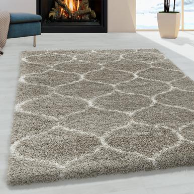 Salsa Hochflorteppich 140 x 200 cm beige |  | Artikelnummer: SALSA1402003201BEIGE