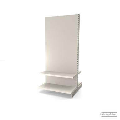 Ihr individuelles Gondelregal | H 210 cm | B 100 cm | T 2x 47 cm | 2 FB T 37 cm | RAL 9001 | Artikelnummer: AFGR-100-210-47-2-37-J