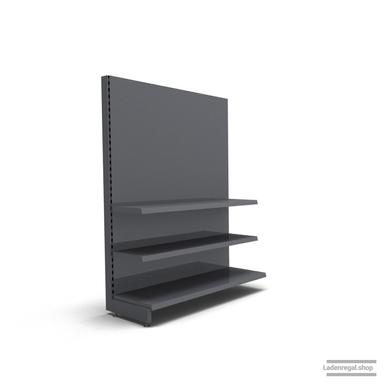 Ihr individuelles Wandregal | H 180 cm | B 125 cm | T 47 cm | 2 FB T 37 cm | RAL 7015 | Artikelnummer: AF-125-180-47-2-37-S