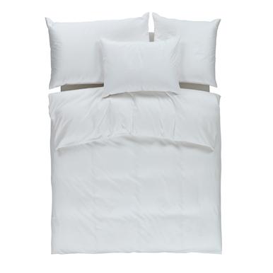 Satin Uni Bettwäsche weiss | 160x210cm | Artikelnummer: 84.0013