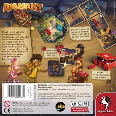 Diamant: Warnung & Verrat | Pegasus Spiele - Erweiterung - voraussichtlich lieferbar ab August 2026 | Artikelnummer: 4250231745843