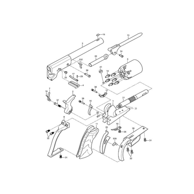 Armi San Marco 1847 Walker #0 Explosionszeichnung |  | Artikelnummer: Walker-0