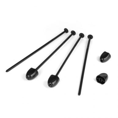 DE Racing Zip Stix (black/4pcs) |  | Artikelnummer: DER-ZS4-BLK