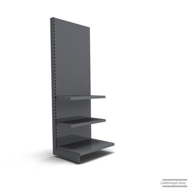 Ihr individuelles Wandregal | H 210 cm | B 66,5 cm | T 57 cm | 2 FB T 37 cm | RAL 7015 | Artikelnummer: AF-665-210-57-2-37-S