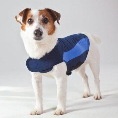 Thundershirt Dog Hund marine taubenblau blau polo Körperbandage Hunde |  | Artikelnummer: 854880001516