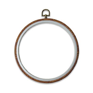 Stickrahmen in Holzoptik | 20 cm | Artikelnummer: R1