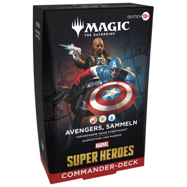Magic the Gathering Marvel Super Heroes Commander-Deck - Avengers, sammeln | Wizards of the Coast | Artikelnummer: 5010996357113Avengers