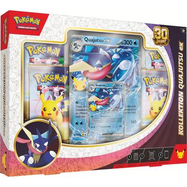 Pokémon 30 Jahre Quajutsu-ex Kollektion | voraussichtlich lieferbar ab 16.09.2026 | Artikelnummer: 0196214147171