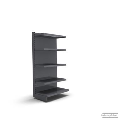Ihr individuelles Wandregal | H 160 cm | B 66,5 cm | T 47 cm | 4 FB T 37 cm | RAL 7015 | Artikelnummer: AF-665-160-47-4-37-S