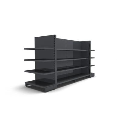 Verkaufsinsel | H 180 cm | B 286 cm | T 2x 47 cm | RAL 7015 | Artikelnummer: SR-100-180-47-3-37-VKI-L286-S