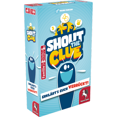 Shout the Clue | Pegasus Spiele - voraussichtlich lieferbar ab Juni 2026 | Artikelnummer: 4250231744969