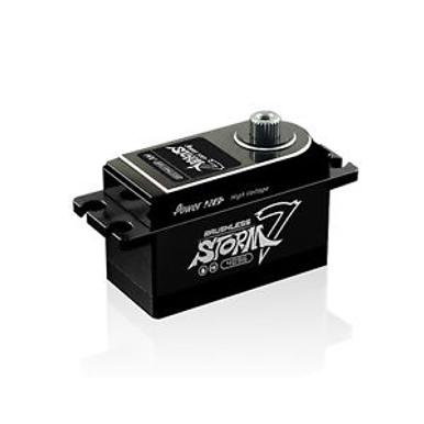 Power HD Black Colour Storm-7 low-Profile Servo HD-Storm7 | Servo perfekt für Racebuggy. | Artikelnummer: HD-STORM7