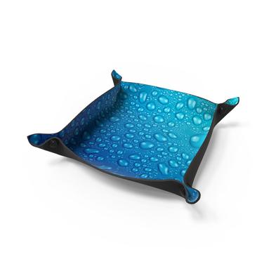 Dice Tray - Water Drops 22x22 cm | Playmats | Artikelnummer: 5907737308186