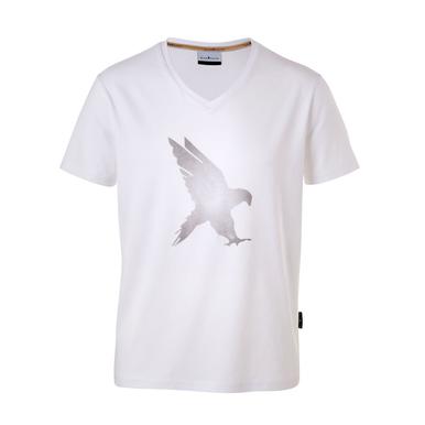 T - Shirt Black Falcon Falke Print | 95% Baumwolle / 5% Elasthan | Artikelnummer: TS-2001-20-Falke XL