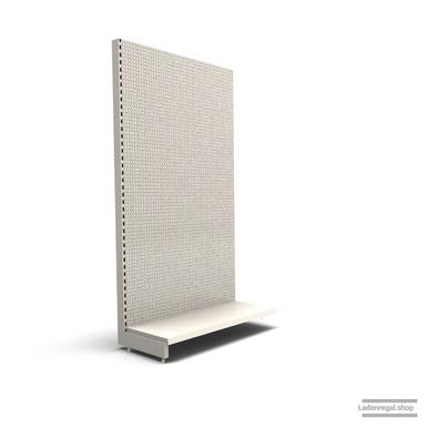 Ihr individuelles Lochrückwandregal | H 210 cm | B 100 cm | T 47 cm | 0 FB | RAL 9001 | Artikelnummer: AF-100-210-47-0-37-LRW-J