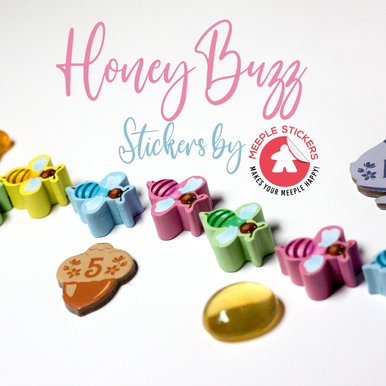 Honey Buzz Meeple Sticker | Meeple Stickers | Artikelnummer: 5999573830068