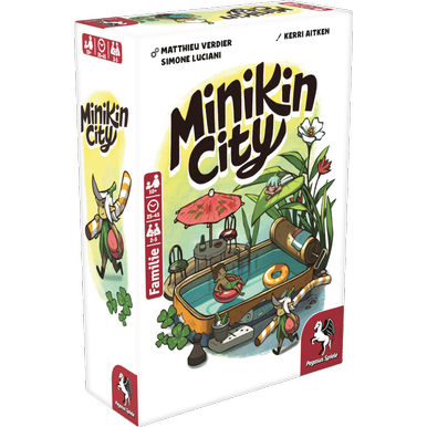 Minikin City | Pegasus Spiele - voraussichtlich lieferbar ab September 2026 | Artikelnummer: 4250231748752