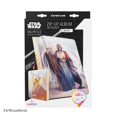 Star Wars: Unlimited - Zip-Up Album 18-Pocket - The Chieftain & A'Kobe | GAMEGEN!C - voraussichtlich lieferbar ab Oktober 2026 | Artikelnummer: 4251715424858