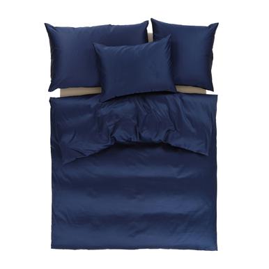 Satin Uni Bettwäsche marine | 160x240cm | Artikelnummer: 84.0102  