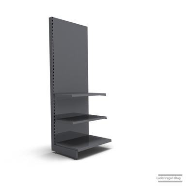 Ihr individuelles Wandregal | H 210 cm | B 66,5 cm | T 57 cm | 2 FB T 47 cm | RAL 7015 | Artikelnummer: AF-665-210-57-2-47-S