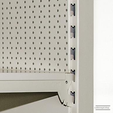 Rückwand Rundlochung | H 40 cm | B 66,5 cm | Artikelnummer: SR-T-N-LRW40665