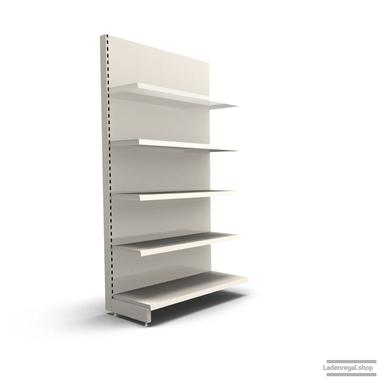 Ihr individuelles Wandregal | H 210 cm | B 100 cm | T 47 cm | 4 FB T 37 cm | RAL 9001 | Artikelnummer: AF-100-210-47-4-37-J