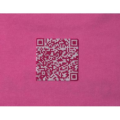 Stickomanin QR-Code | 10 x 10 cm Stickrahmen | Artikelnummer: 4546-7026-8088