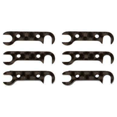 Team Associated RC10B74 FT Graphite Rear Hub Link Shim Set |  | Artikelnummer: AE92185