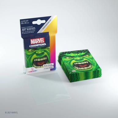 Marvel Champions Sleeves - Hulk | GAMEGEN!C | Artikelnummer: 4251715410509