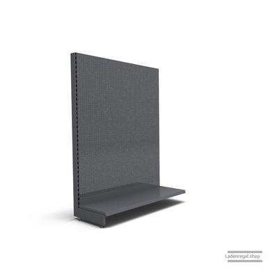 Ihr individuelles Lochrückwandregal | H 180 cm | B 125 cm | T 47 cm | 0 FB | RAL 7015 | Artikelnummer: AF-125-180-47-0-37-LRW-S