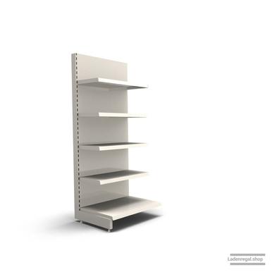 Ihr individuelles Wandregal | H 180 cm | B 66,5 cm | T 57 cm | 4 FB T 37 cm | RAL 9001 | Artikelnummer: AF-665-180-57-4-37-J