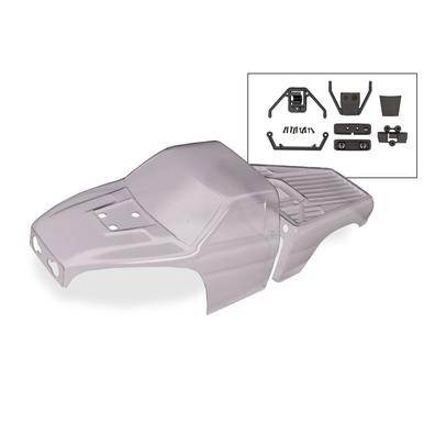 TXC-4M Clear Polycarbonate Truck Body | z.b. für TXC-4M Extreme | Artikelnummer: TRX12013
