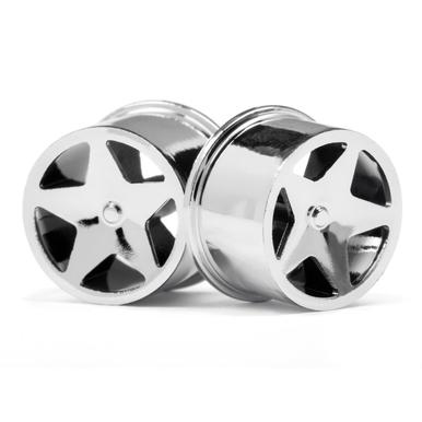 HPI 114279 Q32 SUPER STAR WHEEL SET F/R (CHROME18x10/18x14/4pcs) |  | Artikelnummer: HPI114279