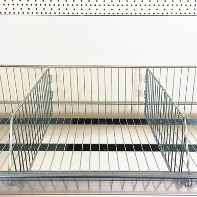 Warentrenner für Endloskorb | T 37 cm | H 18 cm | verzinkt | Artikelnummer: SR-T-N-EK-TREN37