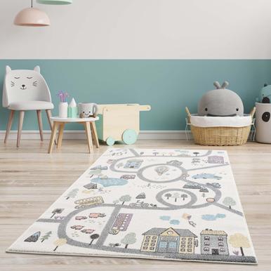 Anime Teppich 120 x 160 cm |  | Artikelnummer: anime-9376-cream-120x160