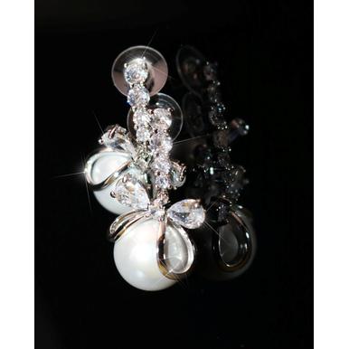 Perlenband Ohrringe | Edelstahl/Stainless Steel | Artikelnummer: 2345-8752-0527-2