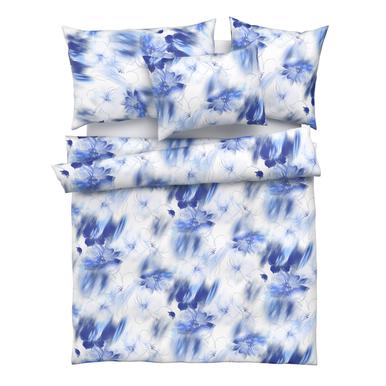 Feinsatin Bettwäsche Tia blau | 40x70cm | Artikelnummer: 50.380.02      