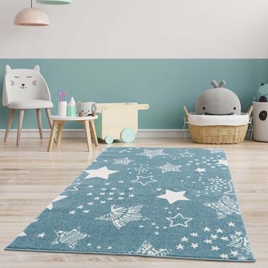 Anime Teppich 120 x 160 cm |  | Artikelnummer: anime-9387-blue-120x160
